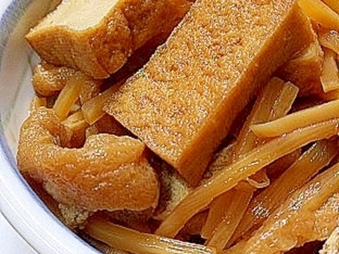 10分煮物！筍と厚揚げの甘煮